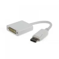 Adaptor Gembird, DisplayPort-DVI, alb