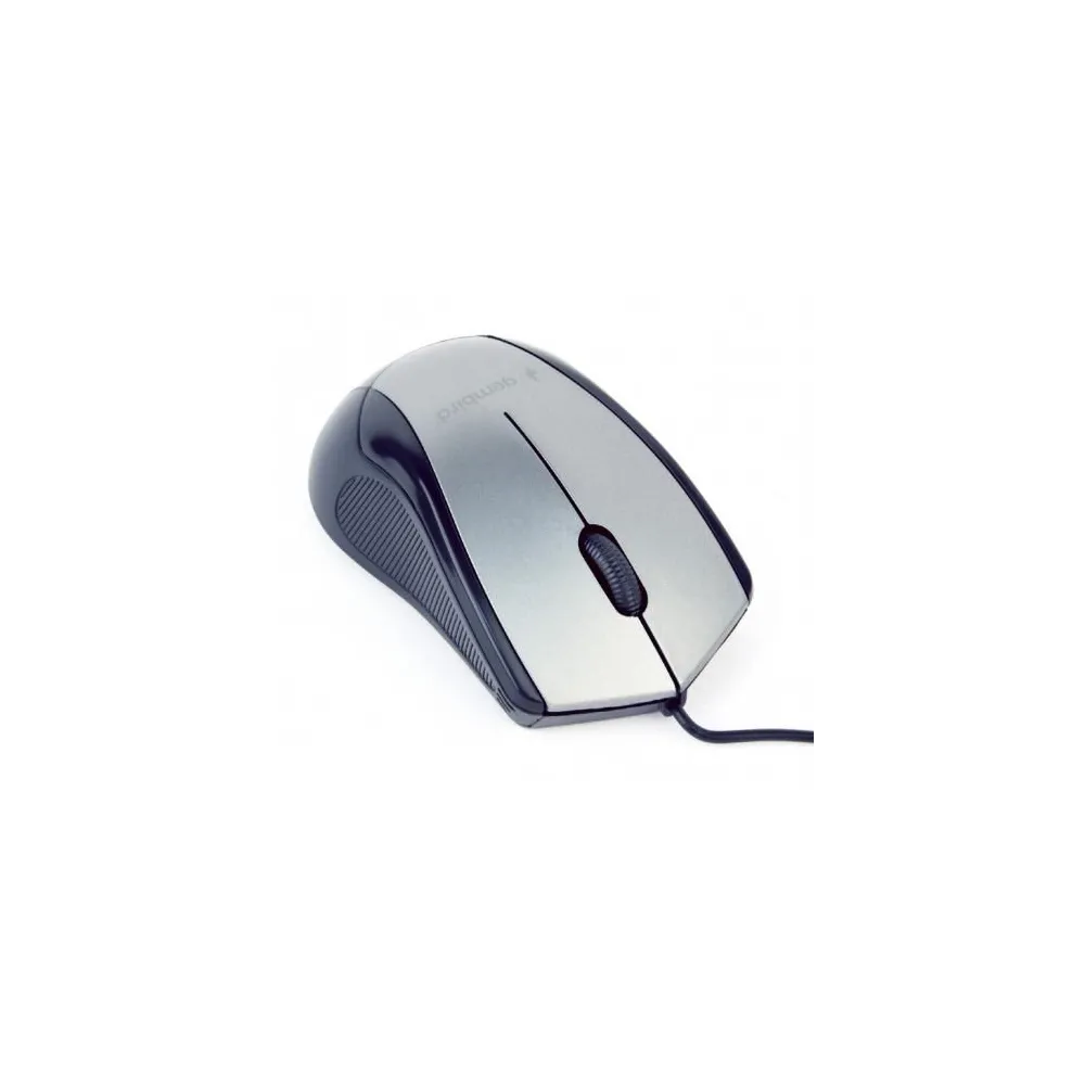Mouse Optic Gembird MUS-3B-02-BG, USB, Black-Grey Gembird - 1