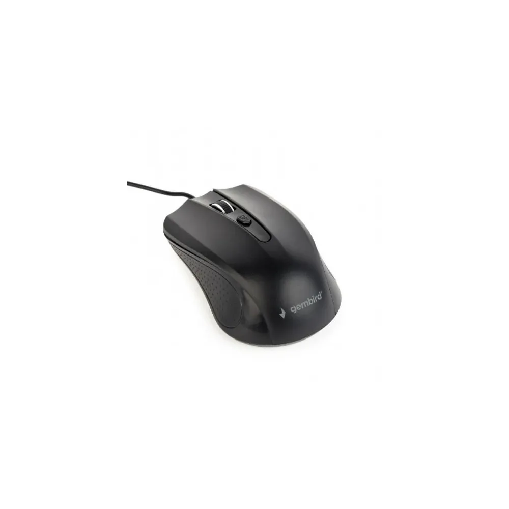 Mouse Optic Gembird MUS-4B-01, USB, Black Gembird - 1