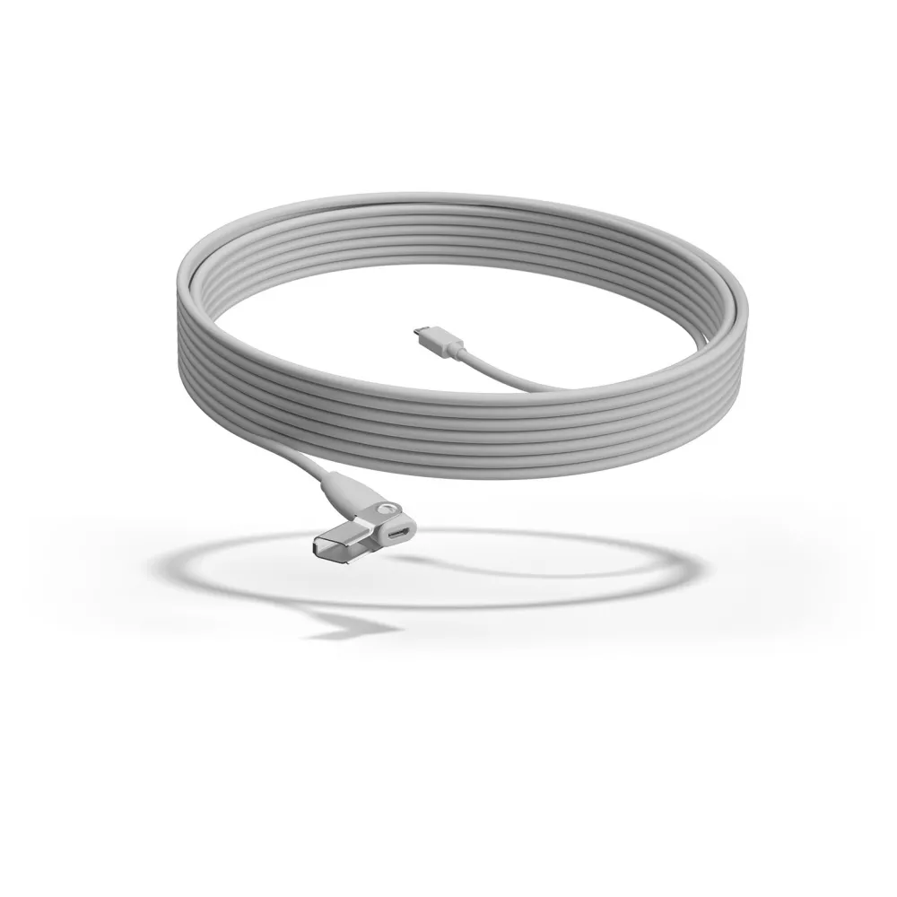 Logitech Rally Mic Pod Extension Cable Alb