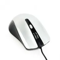Mouse Optic Gembird MUS-4B-01-BS, USB, Black-Silver Gembird - 1