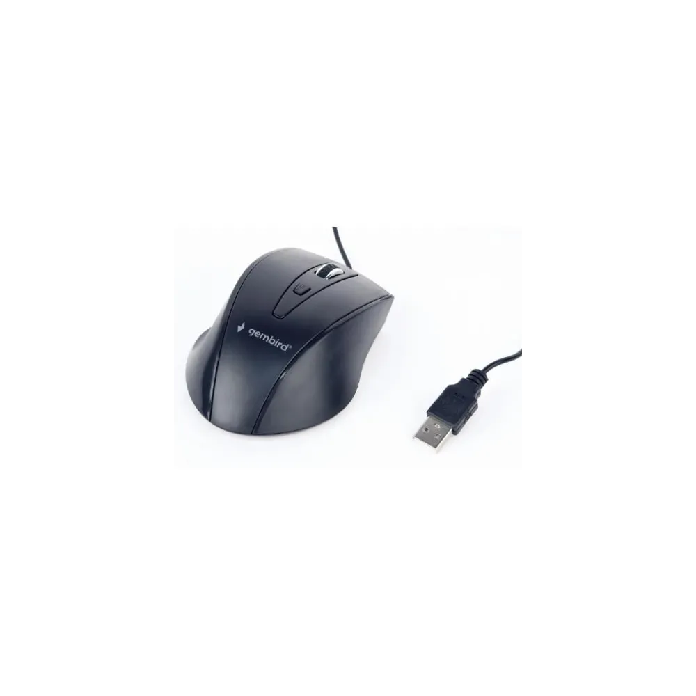 Mouse Optic Gembird MUS-4B-02, USB, Black Gembird - 1