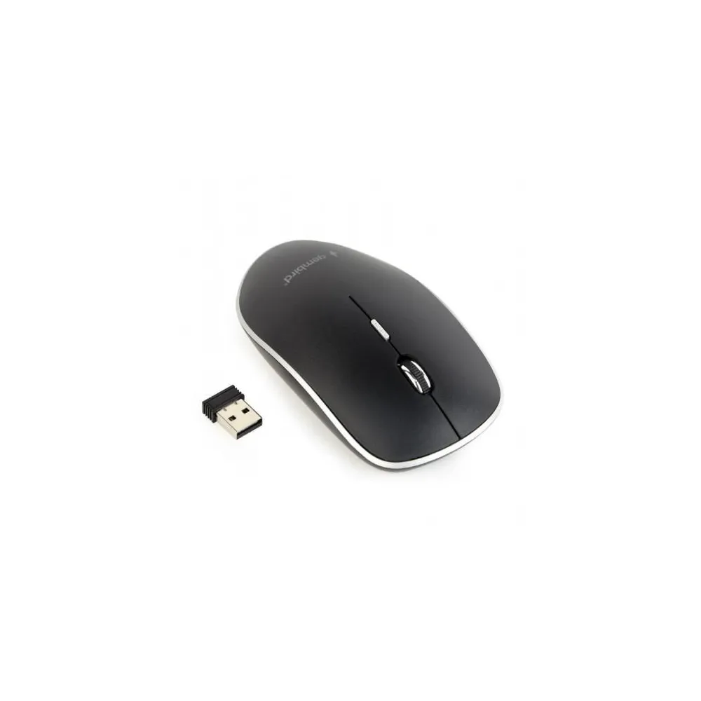 Mouse Optic Gembird MUSW-4B-01, USB wireless, Black Gembird - 1