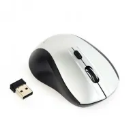 Mouse Optic Gembird MUSW-4B-02-BS, USB Wireless, Black-Silver Gembird - 1