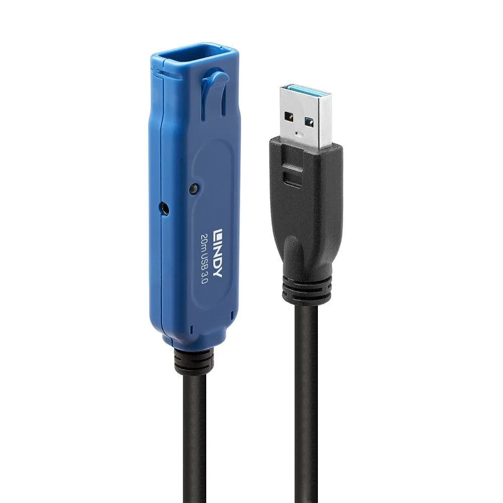 Lindy 43361 cabluri USB 20 m USB 3.2 Gen 1 (3.1 Gen 1) USB A Negru