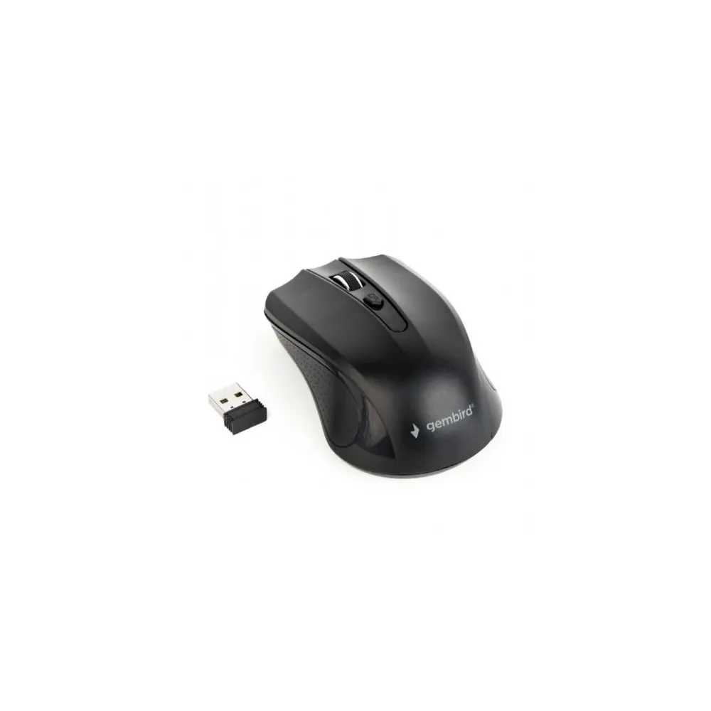 Mouse Optic Gembird MUSW-4B-04, USB Wireless, Black Gembird - 1