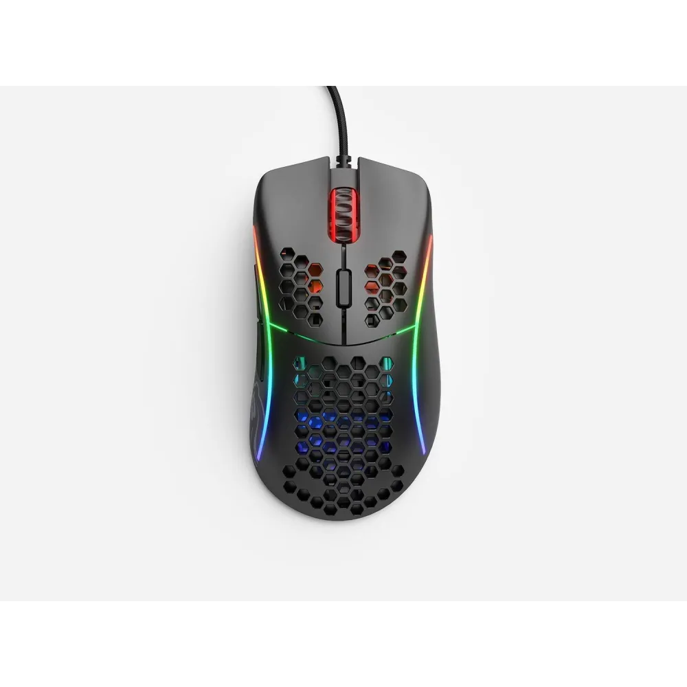 Mouse Glorious PC Gaming Race Glorious Model D, Optic, USB, 12000dpi, Matte Black