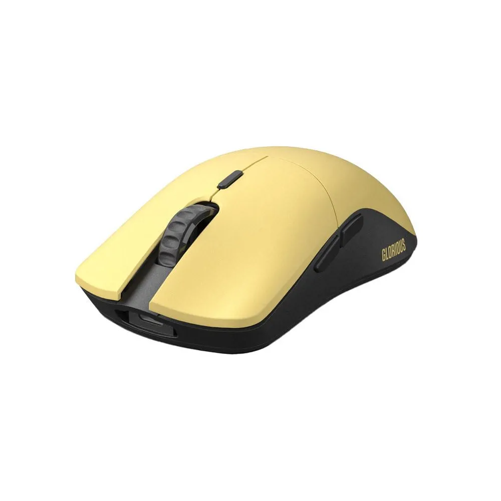 Mouse Optic Glorious Model O PRO, 19.000dpi, USB Wireless, Golden Panda