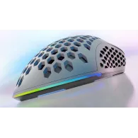 Mouse Optic SPC Gear LIX Plus Onyx, 12000dpi, USB, White