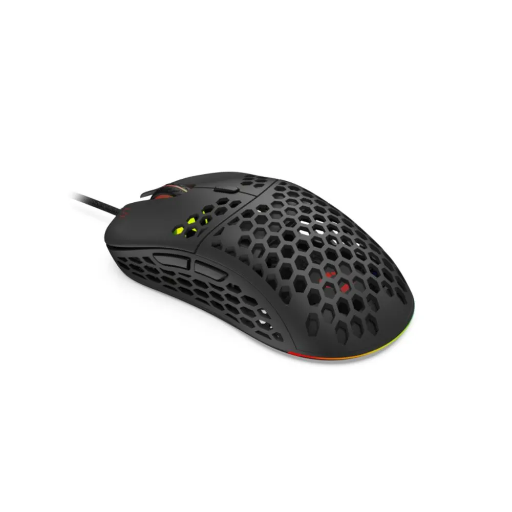Mouse Optic SPC Gear LX, 8000dpi, USB, Black