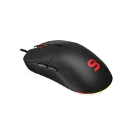 Mouse Optic SPC Gear GEM Plus RGB, 19000 dpi, USB, Black