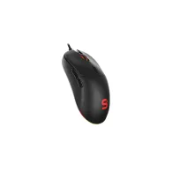 Mouse Optic SPC Gear GEM Plus RGB, 19000 dpi, USB, Black