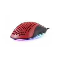 Mouse Optic Arozzi FAVO RGB, USB, Red