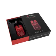 Mouse Optic Arozzi FAVO RGB, USB, Red