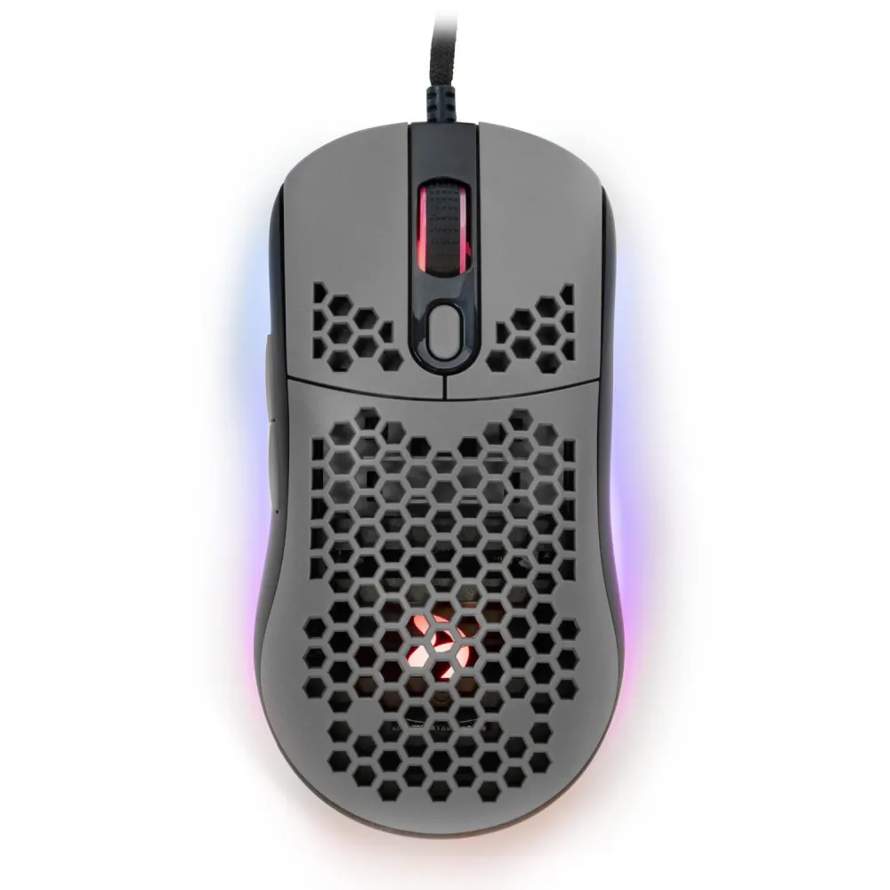 Mouse Optic Arozzi FAVO RGB, USB, Grey