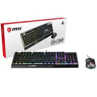 Kit MSI VIGOR GK30 Combo Tastatura Mecanica RGB LED, USB, Black + Mouse Optic Clutch GM11 RGB LED, USB, Black Msi - 1