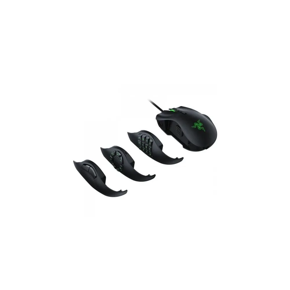Mouse Optic Razer Naga Trinity, RGB LED, USB, Black-Green Razer - 1