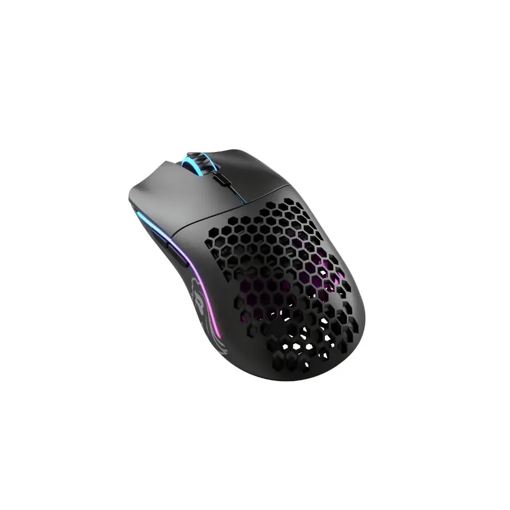 Mouse Optic Glorious PC Gaming Race Model O, USB Wireless, Black