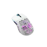Mouse Optic Glorious PC Gaming Race Model O, USB Wireless, White