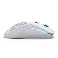 Mouse Optic Glorious PC Gaming Race Model O, USB Wireless, White