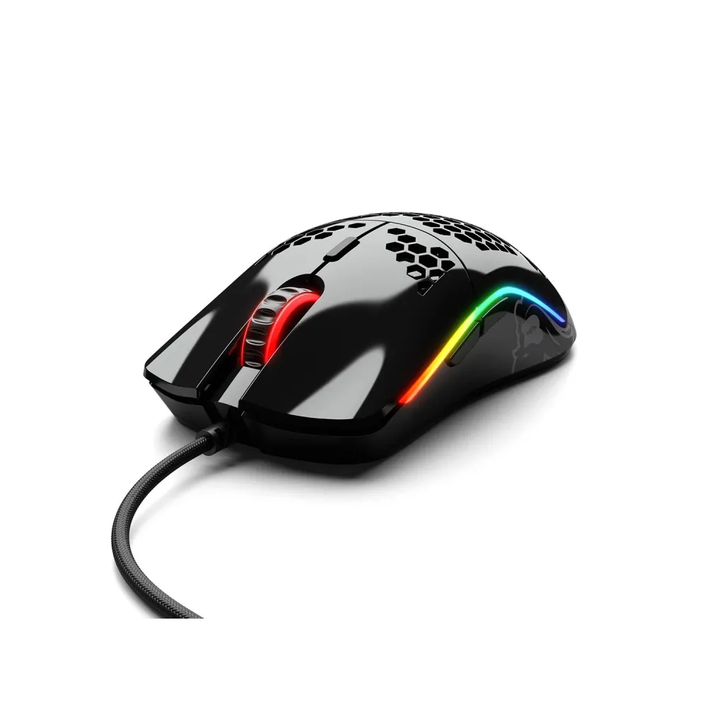 Mouse Optic Glorious PC Gaming Race Glorious Model O, USB, Glossy Black