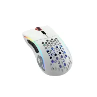 Mouse Optic Glorious Model D, RGB LED, USB Wireless, White