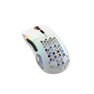 Mouse Optic Glorious Model D, RGB LED, USB Wireless, White