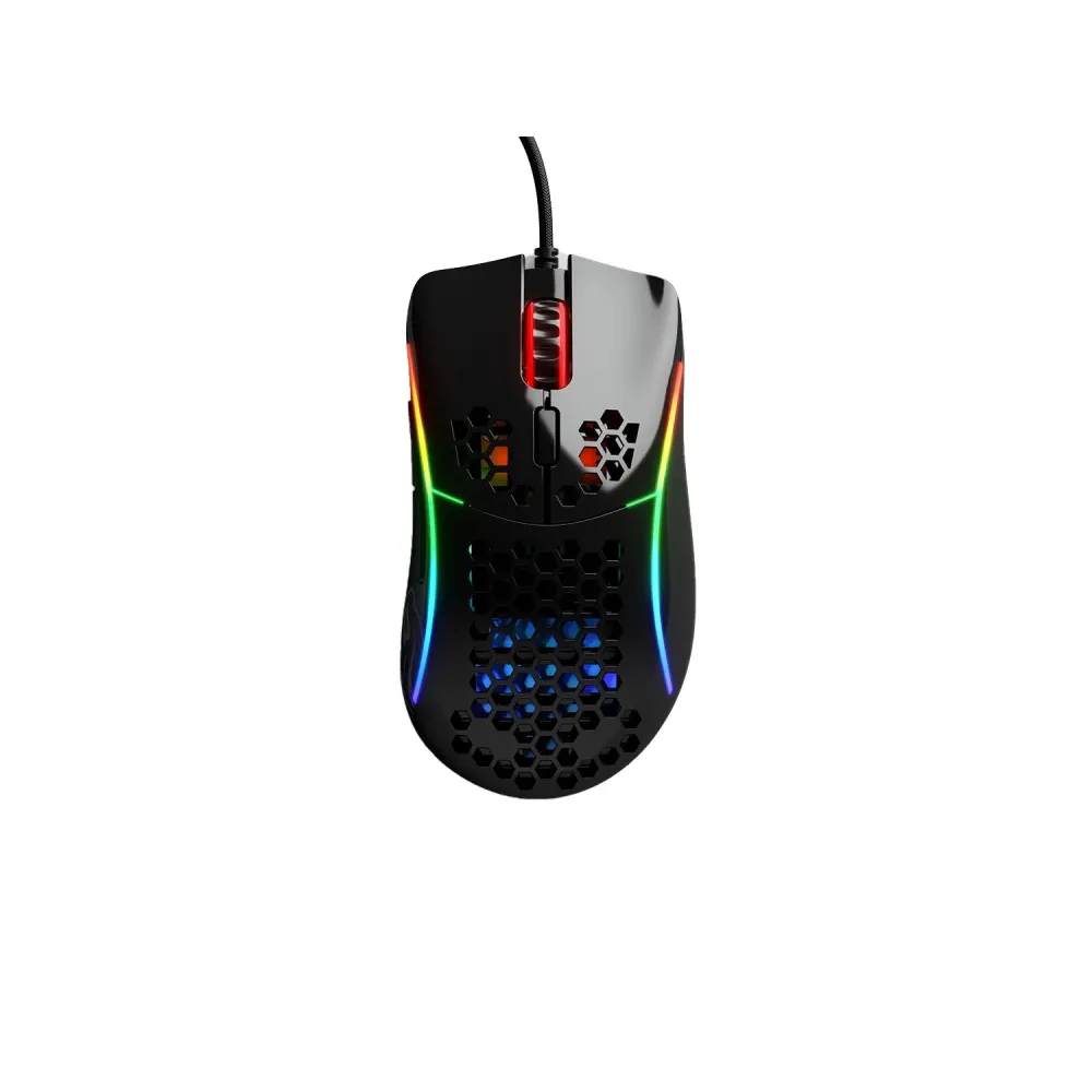 Mouse Optic Glorious PC Gaming Race Glorious Model D Minus, USB, Glossy Black