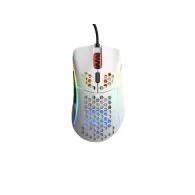 Mouse Optic Glorious PC Gaming Race Glorious Model D Minus, USB, Glossy White