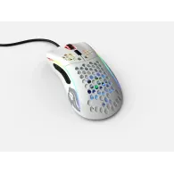 Mouse Optic Glorious PC Gaming Race Glorious Model D Minus, USB, Glossy White