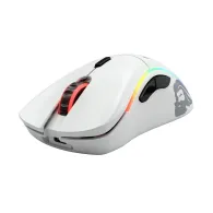 Mouse Optic Glorious PC Gaming Race Glorious Model D Wireless, USB, Matte White