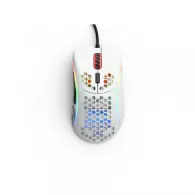 Mouse Optic Glorious PC Gaming Race Glorious Model D Minus, USB, Matte White