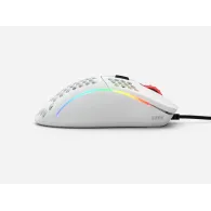Mouse Optic Glorious PC Gaming Race Glorious Model D, USB, Matte White