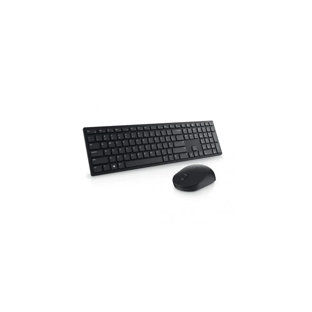 Kit Wireless Dell Pro KM5221W - Tastatura, USB, Black + Mouse Optic, USB, Black - Bulk Dell - 1