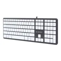 Tastatura Gembird KB-MCH-02-BKW, USB, Black-White Gembird - 1