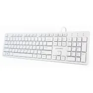 Tastatura Gembird Chocolate, USB, Layout US, White Gembird - 1