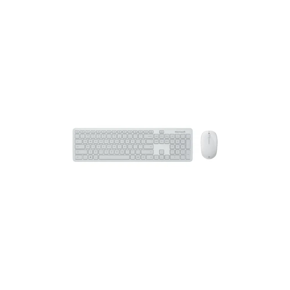 Kit wireless Tastatura Microsoft, USB, Black + Mouse optic, USB, Glacier Microsoft - 1