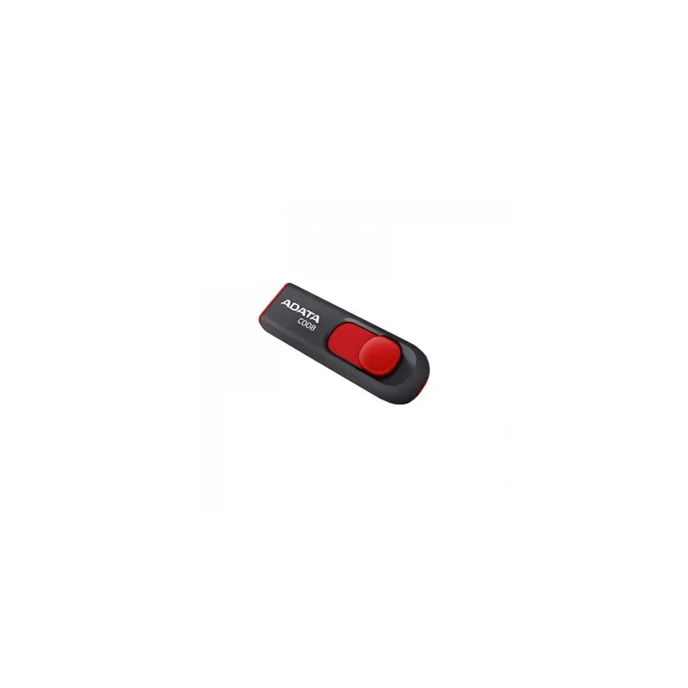 Stick memorie A-Data CLASSIC C008, 8GB, USB 2.0, Black-Red A-data - 1