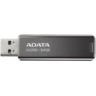 Stick memorie ADATA UV260 64GB, USB 2.0, Black A-data - 1