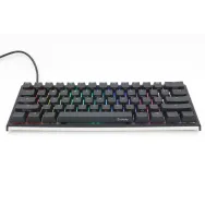 Tastatura Ducky One 2 Mini V2 Cherry MX Speed Silver Mecanica, RGB LED, USB, Black-White