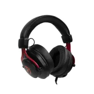 Casti cu microfon Arozzi Aria, 3.5mmjack, Black-Red