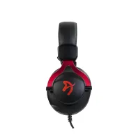 Casti cu microfon Arozzi Aria, 3.5mmjack, Black-Red