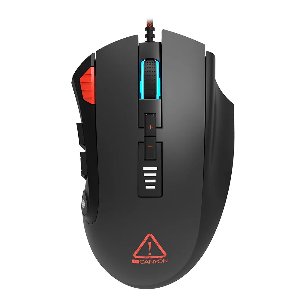 Canyongaming mouse with 12 programmable buttons sunplus 6662 optical sensor Canyon - 1