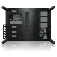 Paean aluminium atx bench table/showcase - black