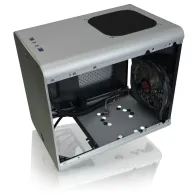 Metis plus aluminium mini-itx case - silver window
