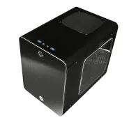 Metis plus aluminium mini-itx case - black window