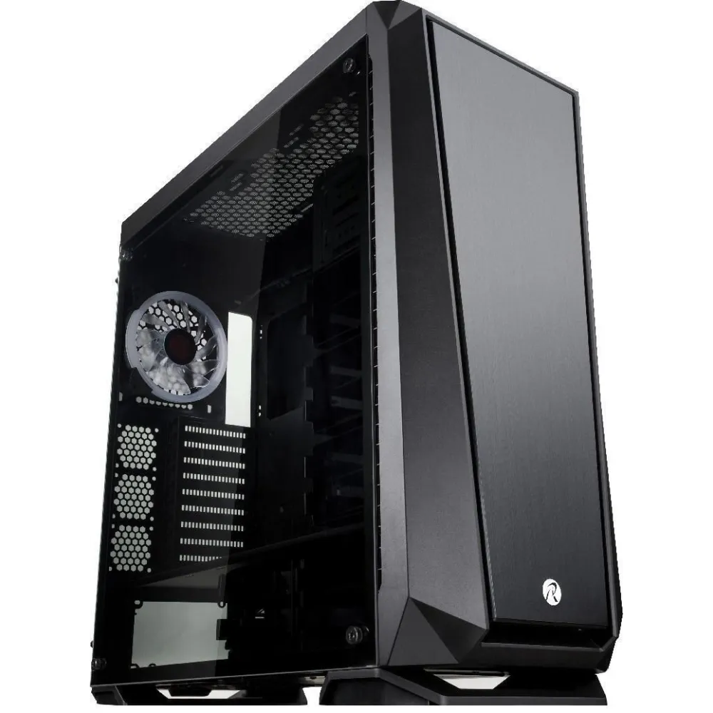 Zofos evo window big-tower - black tempered glass