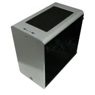 Thetis aluminium atx cube - silver window