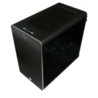 Thetis aluminium atx cube - black window