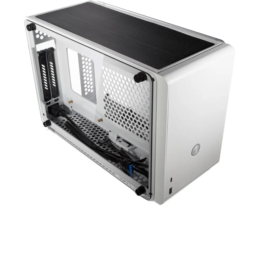 Raijintek ophion mini itx sticla temperata alb